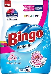 Bingo Matik Premium Renkliler için 7 kg Toz Deterjan