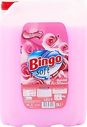 Bingo Soft Gülpembe Yumuşatıcı 50 Yıkama 5 lt