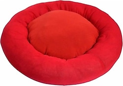 Bio Sand Simit 50 cm Kırmızı Kedi Yatağı