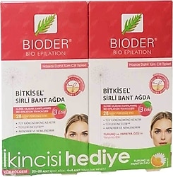 Bioder Epiten Yüz için 20'li 2 Adet Sir Ağda Bandı