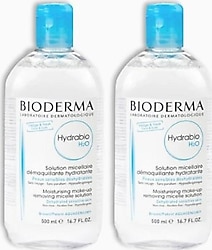Bioderma Hydrabio H2O Micellar 500 ml 2 Adet Yüz Temizleme Suyu