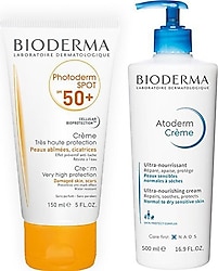 Bioderma Photoderm Spot Spf 50+ 150 ml + Atoderm Cream 500 ml