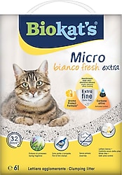 Biokat's Micro Bianco Fresh Extra 6 lt Topaklanan Kedi Kumu