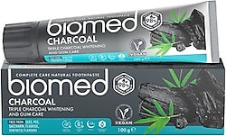 Biomed Charcoal Beyazlatıcı 100 gr Florürsüz Diş Macunu