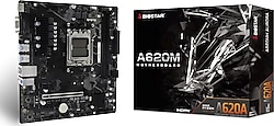 Biostar A620MH AURORA AMD AM5 DDR5 Micro ATX Anakart
