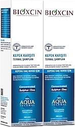 Bioxcin Aqua Thermal 300 ml 2 Adet Kepek Şampuanı