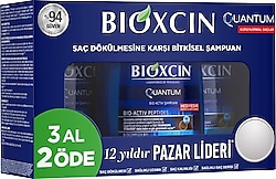 Bioxcin Quantum Bio-Activ Kuru ve Normal Saçlar için 3x300 ml Şampuan