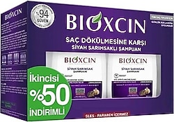 Bioxcin Siyah Sarımsaklı 2x300 ml Saç Dökülmesine Karşı Şampuan