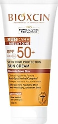 Bioxcin Sun Care Melatone Lekeli Ciltler için 150 ml 50 Faktör Güneş Kremi