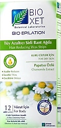 Bioxet Tüy Azaltıcı 12'li Sir Ağda Bandı