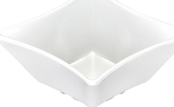 Biradlı BRD-516603 Kare Minimal Melamin Sunum Tabağı 8x8x3.5 cm