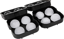 Biradlı GRV-013 Top Dörtlü Silikon Buz Kalıbı 45x45 mm