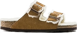 Birkenstock Arizona VL Shearling 1001135-1001128 Taba Terlik