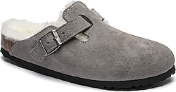 Birkenstock Boston VL Shearling 1017651-1017650 Gri Terlik