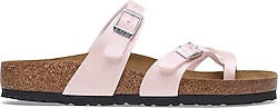 Birkenstock Mayari Saffiano Iridescent Birko-Flor 1029258 Açık Pembe Kadın Terlik