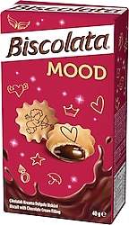 Biscolata Mood Sütlü Çikolatalı Krema Dolgulu Bisküvi 40 gr