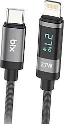 Bix BX06CL 1 m Type-C To Lightning Hızlı Şarj Kablosu