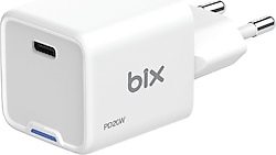 Bix BX1P20G 20 W Beyaz Hızlı Şarj Adaptörü