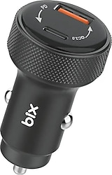 Bix BXACP48W 48 W Siyah Hızlı Araç Şarj Aleti