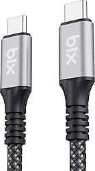 Bix BXCC242 USB4 1 m Type-C to Type-C Hızlı Şarj Kablosu