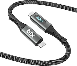 Bix BXCC244 1 m Type-C to Type-C Hızlı Şarj Kablosu