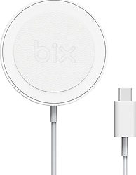 Bix BXMG15 15 W Beyaz MagSafe Hızlı Şarj Aleti