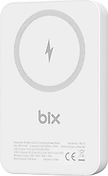 Bix PB112 Beyaz 10000 mAh Hızlı Şarj MagSafe Powerbank