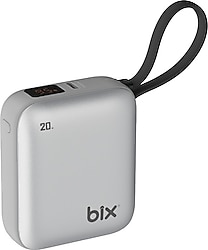 Bix PB119-SLV Gümüş 10000 mAh Hızlı Şarj Powerbank