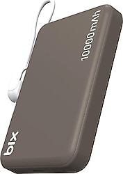 Bix PB121 Kahverengi 10000 mAh Hızlı Şarj MagSafe Powerbank