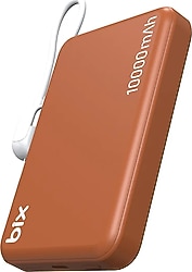 Bix PB121 Turuncu 10000 mAh Hızlı Şarj MagSafe Powerbank