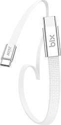 Bix T5CC-WH 1 m Beyaz Type-C to Type-C Hızlı Şarj Kablosu