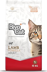Biyocat Plus Kuzu Etli 15 kg Yetişkin Kedi Maması