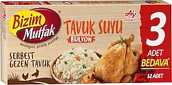 Bizim Mutfak 12'li 120 gr Tavuk Bulyon