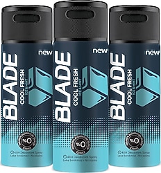 Blade Cool Fresh 150 ml 3 Adet Erkek Deodorant
