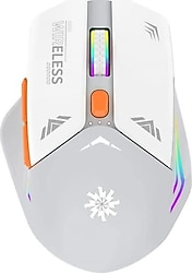 Blic BWM1 Beyaz Şarjlı Optik Kablosuz Oyuncu Mouse