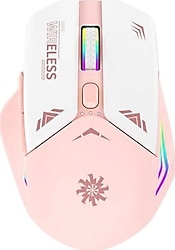 Blic BWM1 Pembe Şarjlı Optik Kablosuz Oyuncu Mouse