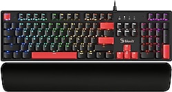 Bloody S525N RGB Red Switch Kablolu Mekanik Oyuncu Klavyesi