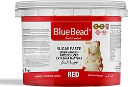 Blue Bead Kırmızı Şeker Hamuru 1 kg