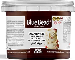 Blue Bead Koyu Kahverengi Şeker Hamuru 1 kg