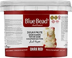 Blue Bead Koyu Kırmızı Şeker Hamuru 1 kg