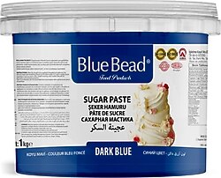 Blue Bead Koyu Mavi Şeker Hamuru 1 kg
