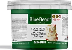 Blue Bead Koyu Yeşil Şeker Hamuru 1 kg