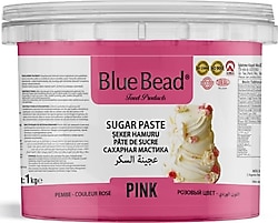 Blue Bead Pembe Şeker Hamuru 1 kg