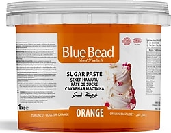 Blue Bead Turuncu Şeker Hamuru 1 kg
