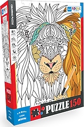 Blue Focus Aslan Boyanabilir 150 Parça Puzzle BF386