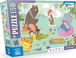 Blue Focus Cute Animals 150 Parça Puzzle BF322