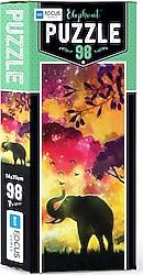 Blue Focus Elephant 98 Parça Puzzle BF215