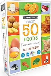 Blue Focus İlk 50 Besin Akıllı Eğitim Kartları