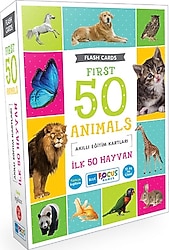 Blue Focus İlk 50 Hayvan Akıllı Eğitim Kartları