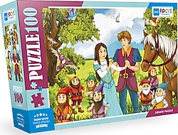Blue Focus Pamuk Prenses 100 Parça Puzzle BF315